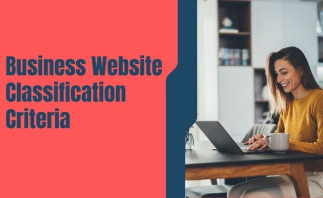 Business Website Classification Criteria